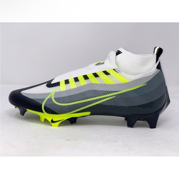 Men’s Nike Vapor Edge Pro‎ 360 Volt Grey Black and Yellow Football Cleats Sz 11